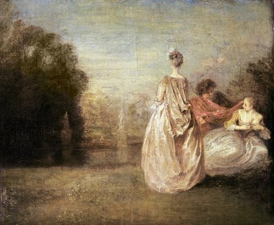 Les Deux Cousins, 1716-20 - Jean Antoine Watteau